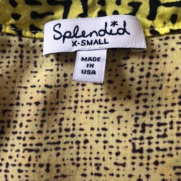 Splendid Multicolor Sleeveless Striped Tunic, Women's Size XS Made In USA - Picture 5 of 7